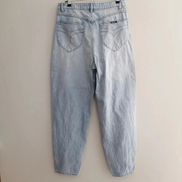 Rolla's Genie Super High Rise 80s Balloon Leg Jeans Stella Blue Size 31 (or 12) - Picture 4 of 16
